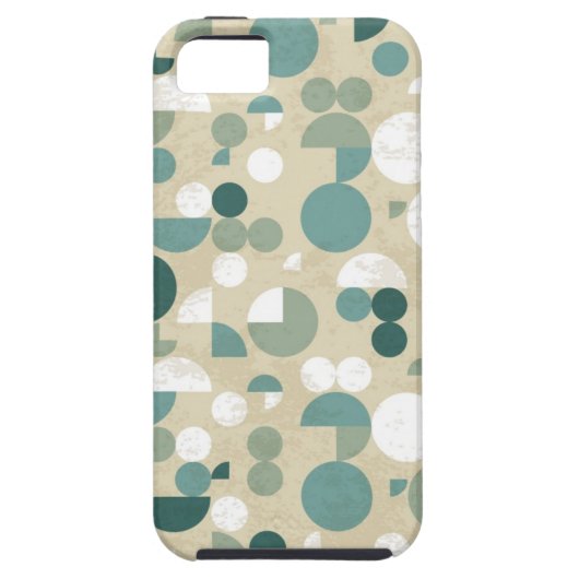 Abstract retropatroon Case-Mate iPhone case (Achterkant)
