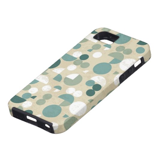 Abstract retropatroon Case-Mate iPhone case (Onderkant)
