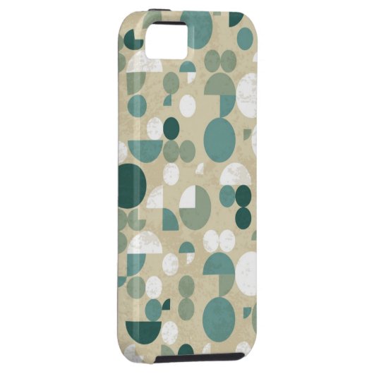 Abstract retropatroon Case-Mate iPhone case (Back/Rechts)