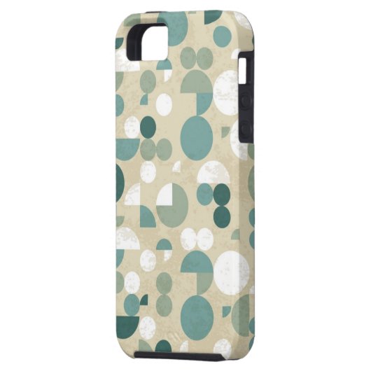 Abstract retropatroon Case-Mate iPhone case (Achterkant Links)