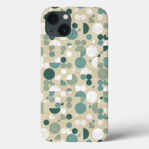 Abstract retropatroon iPhone 13 hoesje