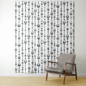 Abstract retrospectief ontwerp, sierdeco wandkleed (In situ)