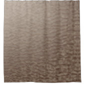 Abstract Rippled Sand Taupe Brown Douchegordijn (Voorkant)