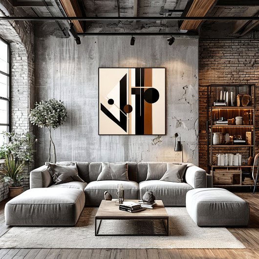 Abstract Ritme Poster