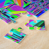 Abstract Rock Pile Pattern Colorful Legpuzzel (Zijkant)