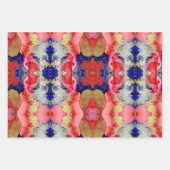 Abstract Rode Paars Inpakpapier Vel (Voorkant 2)