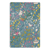 Abstract romantisch patroon met cartoon mini klembord (Achterkant)