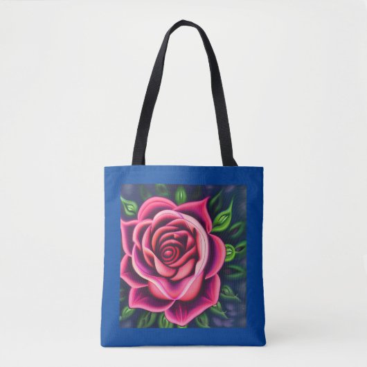 Abstract Romantisch Roze Bloom Draagtas (Voorkant)