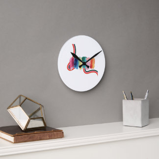 abstract ronde klok