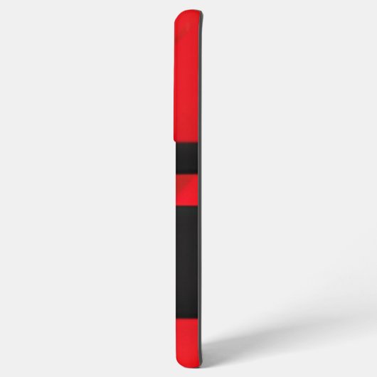 Abstract rood en zwart samsung galaxy hoesje (Achterkant horizontaal)