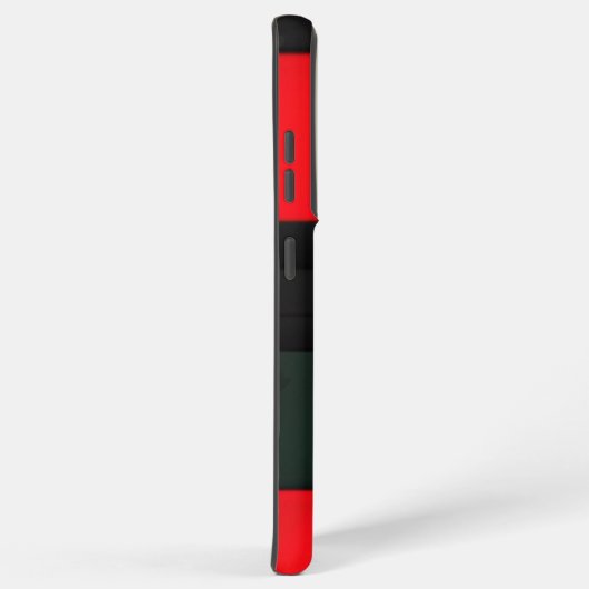 Abstract rood en zwart samsung galaxy hoesje (Rechterkant)