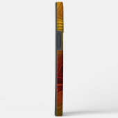 Abstract rood Oranje bruin fractaal kunstventilato Case-Mate iPhone Case (Achterkant / Rechts)