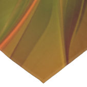 Abstract rood Oranje bruin fractaal kunstventilato Tafelkleed (Gekanteld)