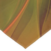 Abstract rood Oranje bruin fractaal kunstventilato Tafelkleed (Gekanteld)