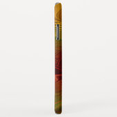 Abstract rood Oranje Bruin Groene Kunstnaam Case-Mate iPhone Case (Achterkant/rechts)