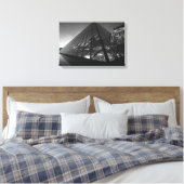 Abstract roof canvas print (Insitu (Slaapkamer))