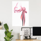 Abstract - Rook 1 Poster (Thuiskantoor)