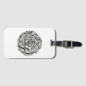 Abstract Roos Bagagelabel (Voorkant (horizontaal))