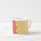 Abstract Roos Espresso Mok (Voorkant rechts)