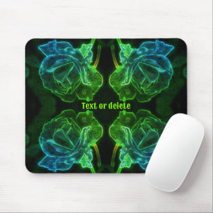 Abstract Roos Fantasy Flower Gepersonaliseerd Muismat