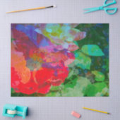 Abstract Roos Garden Tissuepapier (Craft)