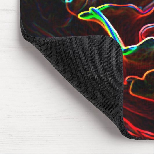 Abstract Roos mousepad Muismat (Hoek)
