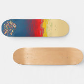Abstract Roos skateboard deck (Horizontaal)