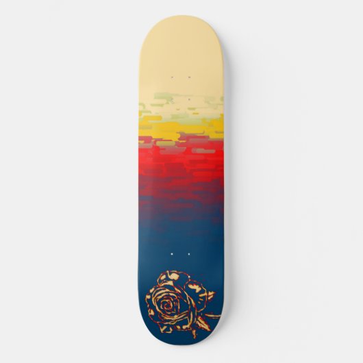 Abstract Roos skateboard deck (Voorkant)