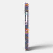 Abstract roos veldpatroon Case-Mate iPhone case (Achterkant / Links)