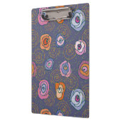 Abstract roos veldpatroon klembord (Links)