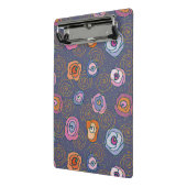 Abstract roos veldpatroon mini klembord (Angled2)