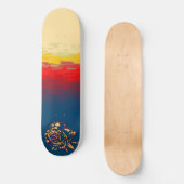 Abstract Rose Skateboard Deck (Recto)
