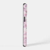 Abstract Roze bloemen iPhone 15 Hoesje (Rechterkant)