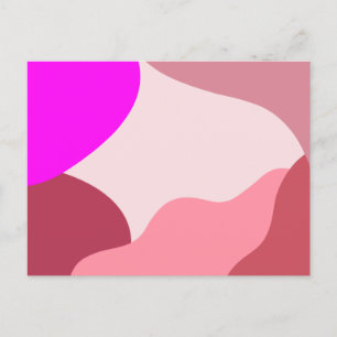 Abstract Roze Briefkaart