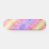Abstract Roze Geel en Paars Skateboard (Horizontaal)