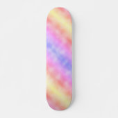 Abstract Roze Geel en Paars Skateboard (Voorkant)