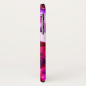 Abstract roze geodepatroon Case-Mate iPhone case (Achterkant/links)
