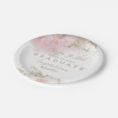 Abstract Roze & Goud Afstuderen Party Papier Bord (Gekanteld)