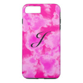 Abstract roze hemelroompatroon iPhone Case (Achterkant)