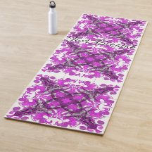 Abstract roze mandala, psychedelische vlinder,