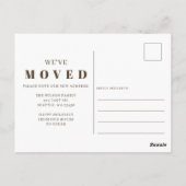 Abstract Roze Nieuw Huis voor Feestdagen Foto Verh Briefkaart (Achterkant)