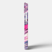 Abstract Roze Paarse Spiral Fractal Case-Mate iPhone Case (Achterkant / Links)