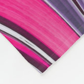 Abstract Roze Paarse Spiral Fractal Fleece Deken (Hoek)