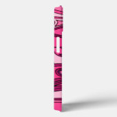 Abstract roze paneelschildering Case-Mate iPhone case (Achterkant / Rechts)