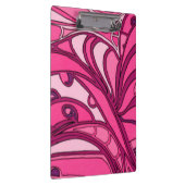 Abstract roze paneelschildering klembord (Rechts)