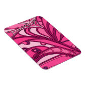 Abstract roze paneelschildering magneet (Rechterzijde)