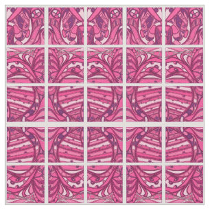 Abstract roze paneelschildering stof