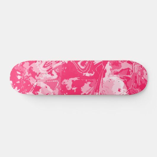Abstract roze patroonskateboard skateboard (Horizontaal)