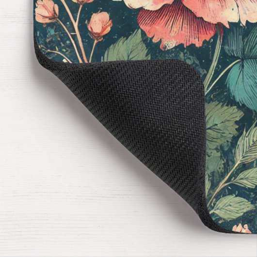 Abstract rozen bloem bloei ontwerp Patroon Muismat (Hoek)