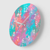 Abstract ruimtevaartuig | Wandklok Grote Klok (Hoek)